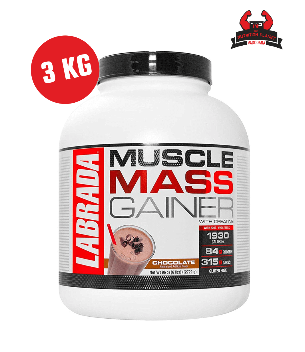 Labrada Muscle Mass Gainer 3 Kg (Chocolate Flavor)